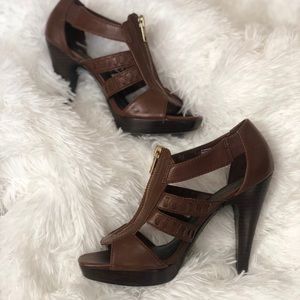Brown heels